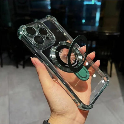 MagView Pro – Hands-Free Phone Case – Transparent / Green / iPhone 17 Pro Max