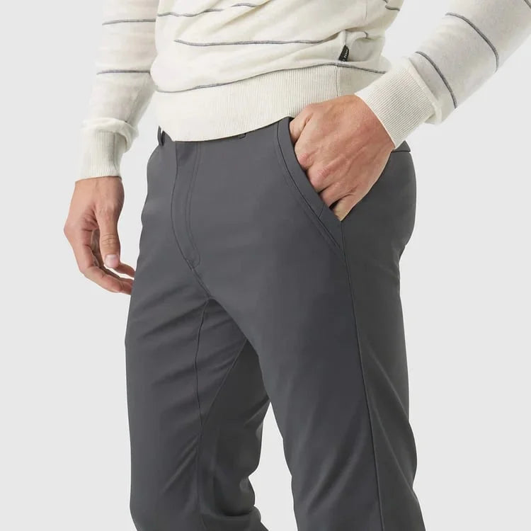 LuxeStride – Stylish Jetsetter Pants – Charcoal / 29