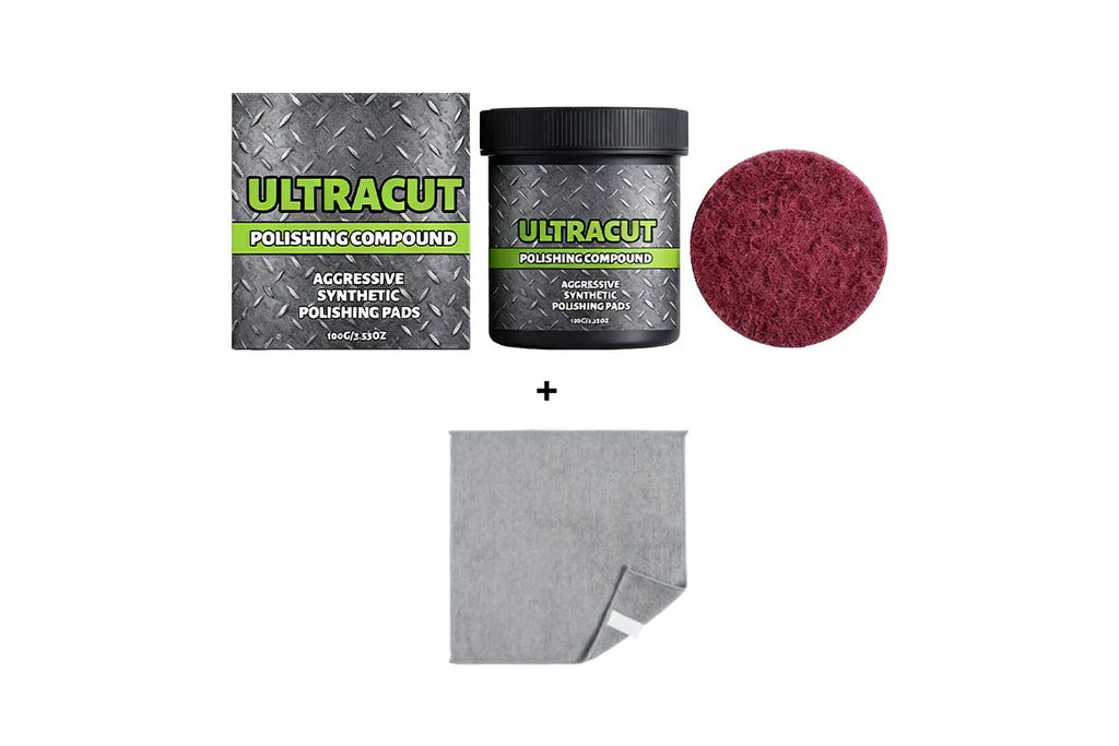 RestoraShine – All-in-One Surface Restoration Polish Kit – With Sponge & Cloth / 1 PC