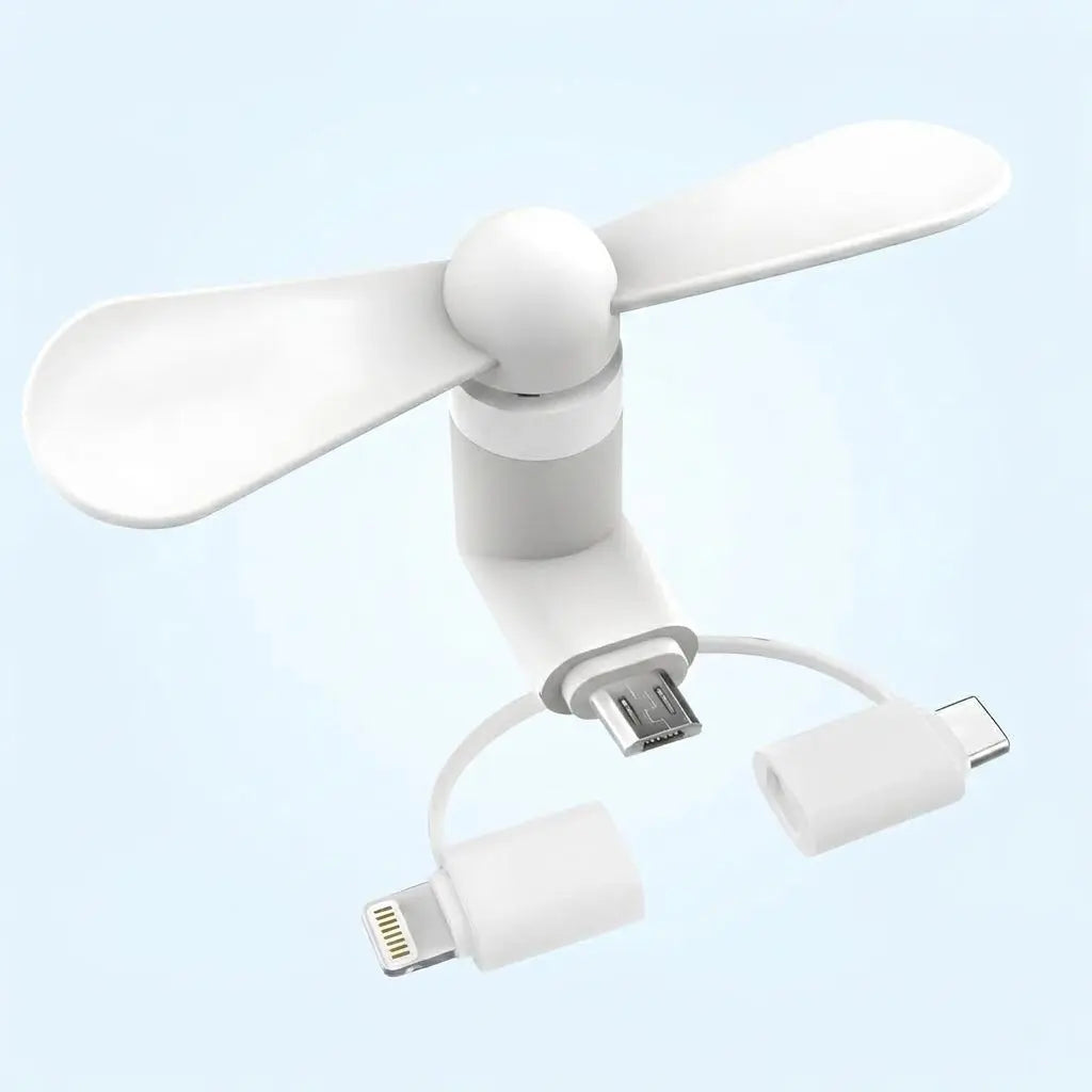 ChillConnect – 3-in-1 Mobile Fan – White / Buy 1