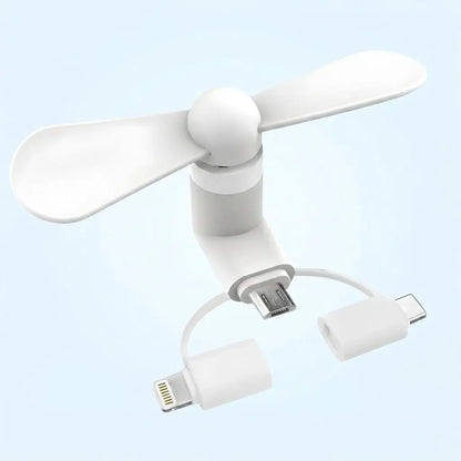ChillConnect – 3-in-1 Mobile Fan – White / Buy 1