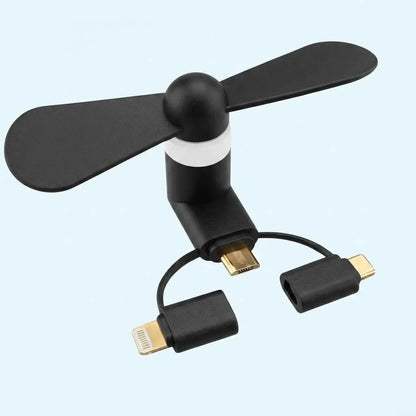 ChillConnect – 3-in-1 Mobile Fan – Black / Buy 1