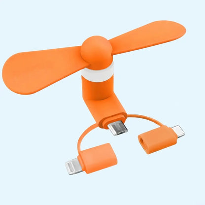 ChillConnect – 3-in-1 Mobile Fan – Orange / Buy 1