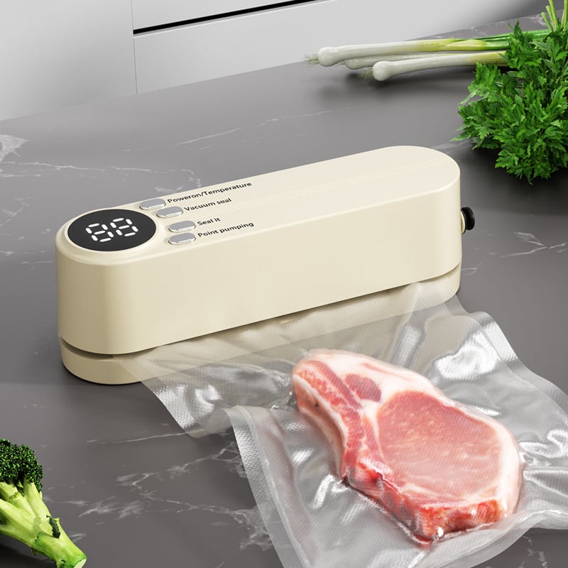SealMate – Mini Wireless Vacuum Sealer – White