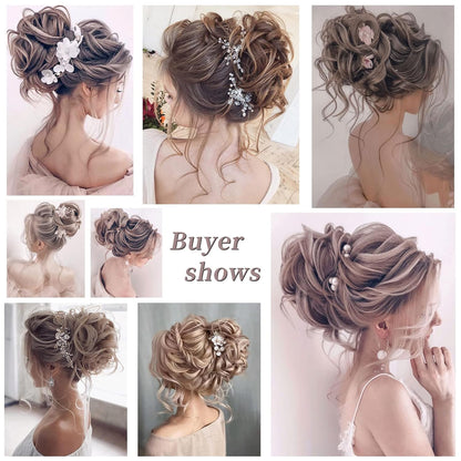 CurlNest – Messy Bun for Everyday Chic Looks – Dim Gray