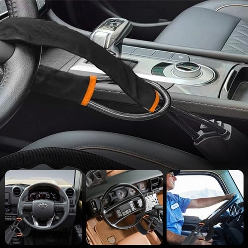 DriveDefender | Seat Belt + Steering Wheel Car Lock System – image 11