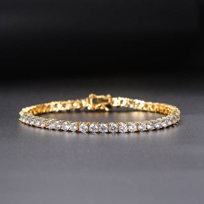 CrystalFlex – Luxury Sparkling Bracelet – Gold / 7inch