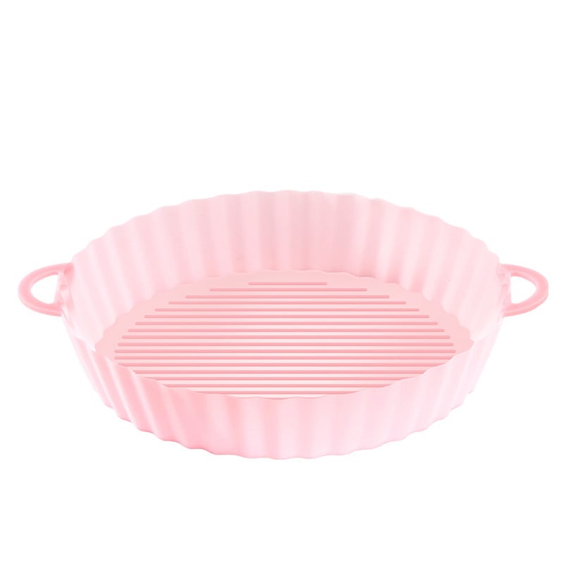 CleanCrisp – Reusable Cooking Tray Inserts – Pink / Circle