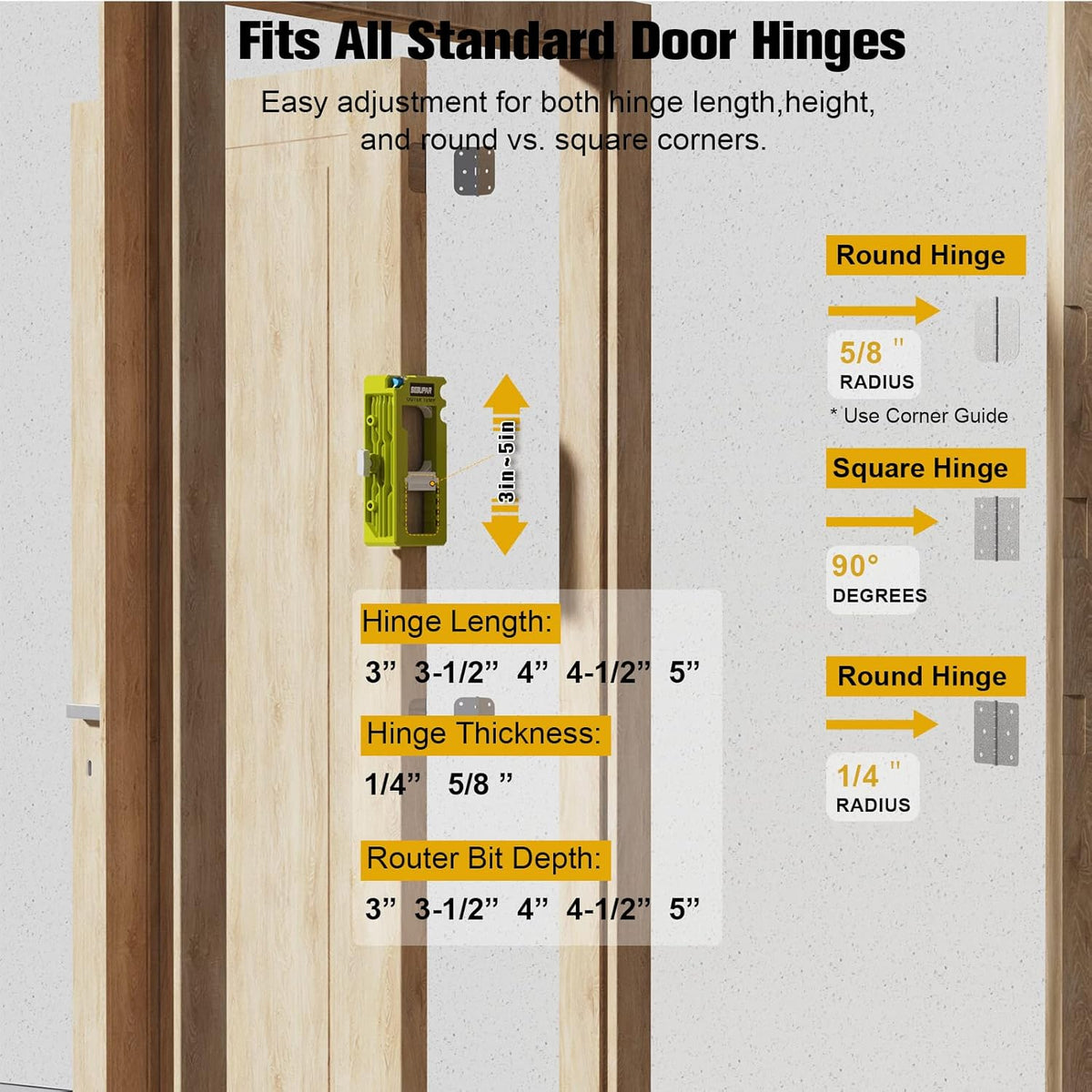 DoorFit ProJig – Hinge Installation Template – image 7
