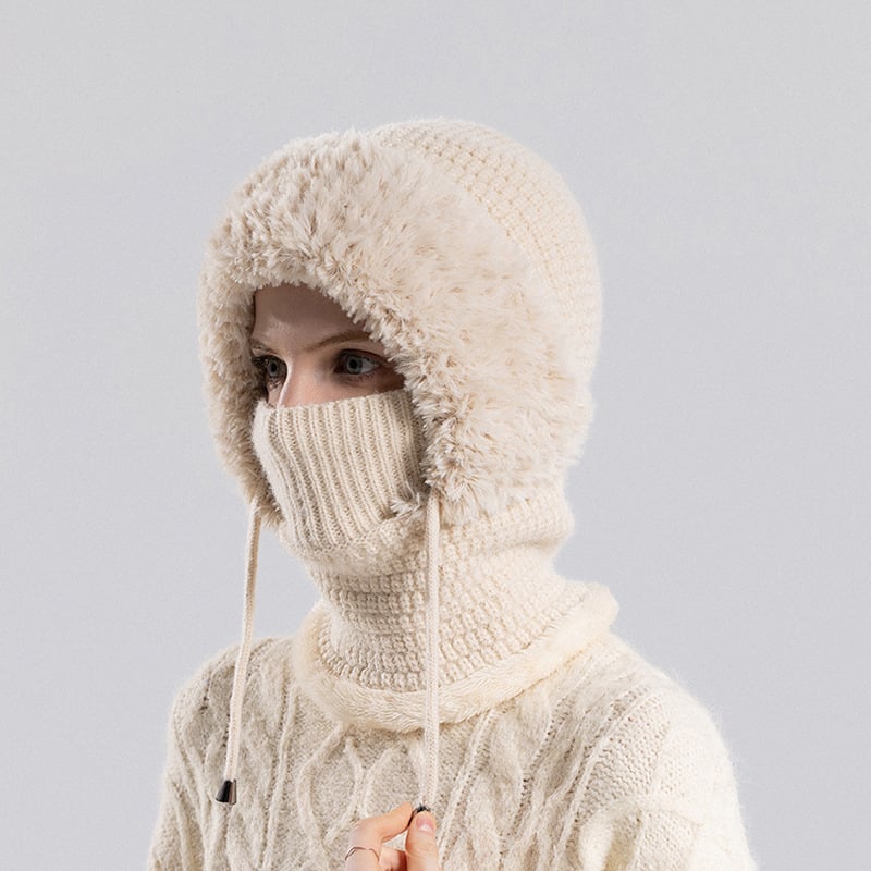CozyFlex | 3-in-1 Women’s Beanie Hat – Beige
