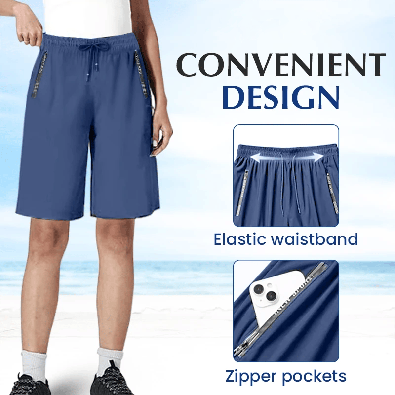 CoolStride – Breathable Ice Silk Stretch Shorts – image 10