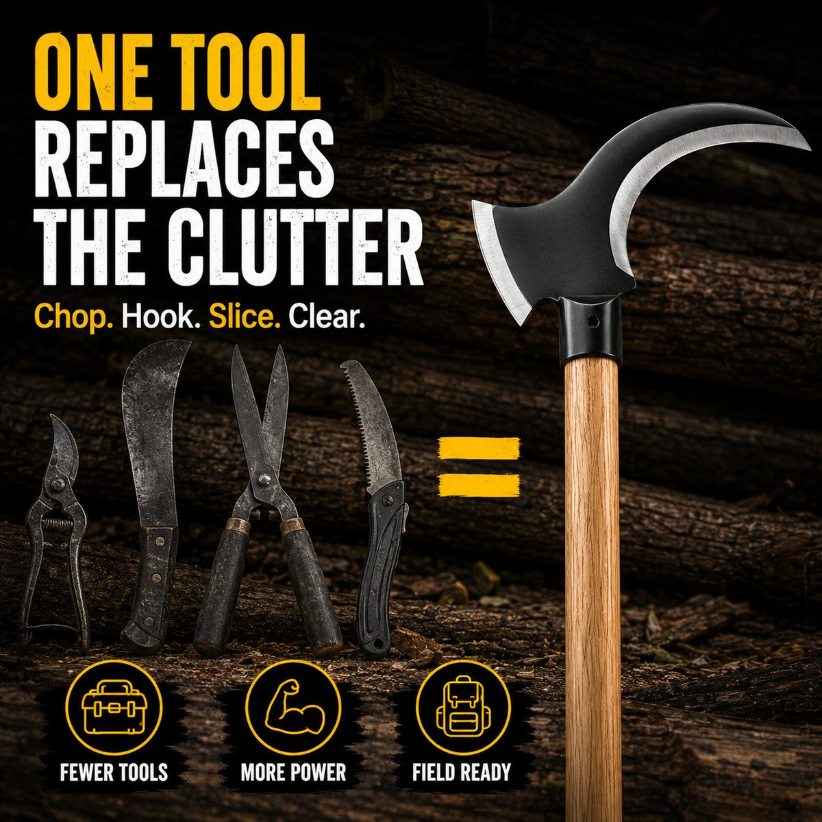 TimberClaw – Dual-Edge Clearing Axe – image 4