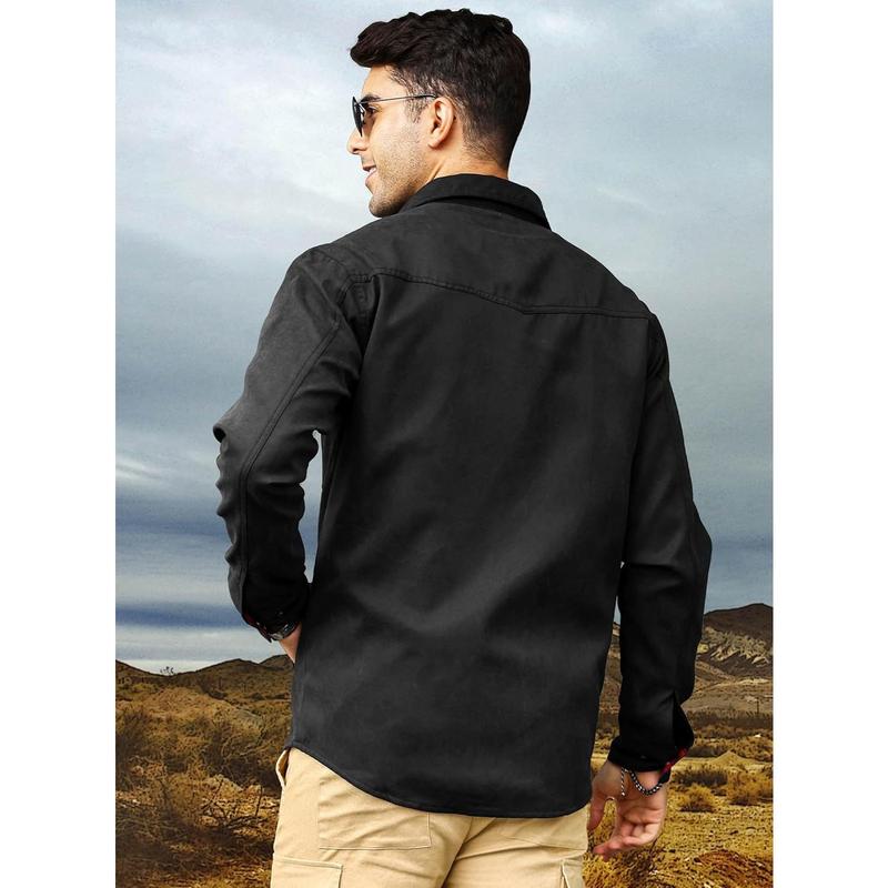 VistaWork – Versatile Flannel-Lined Utility Shacket – image 9