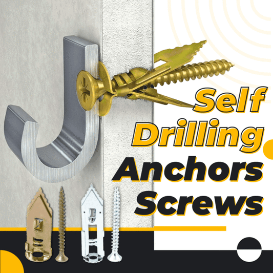 WallViper - Drywall Anchors & Screws Kit – BUY 1 SET-(10PCS)