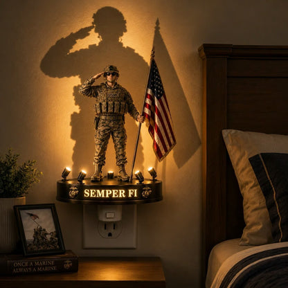 SemperGlow – USMC Semper Fi Shadow Night Light – BUY 1