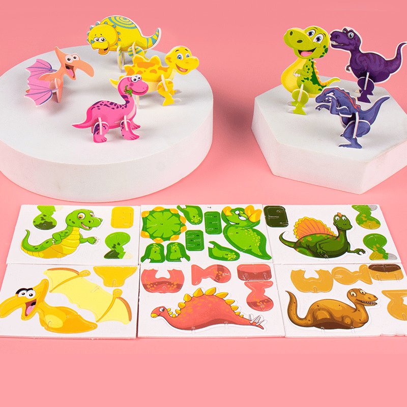 BugBuild – 3D Creative Insect Paper Jigsaw Puzzle – Dinosaur Jigsaw Puzzle(25 pcs)