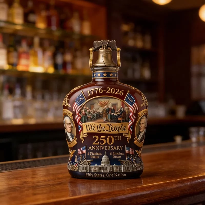 LibertyReserve – 250th Anniversary Whiskey Bottle – One-Size