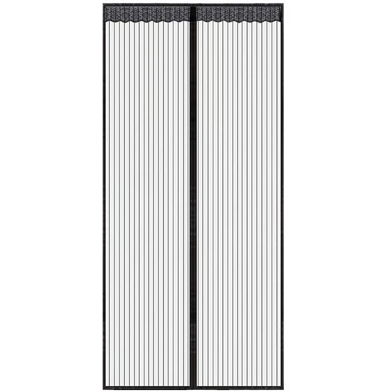 BreezeLock – Magnetic Mesh Fly Protection Door – Black / 80*210