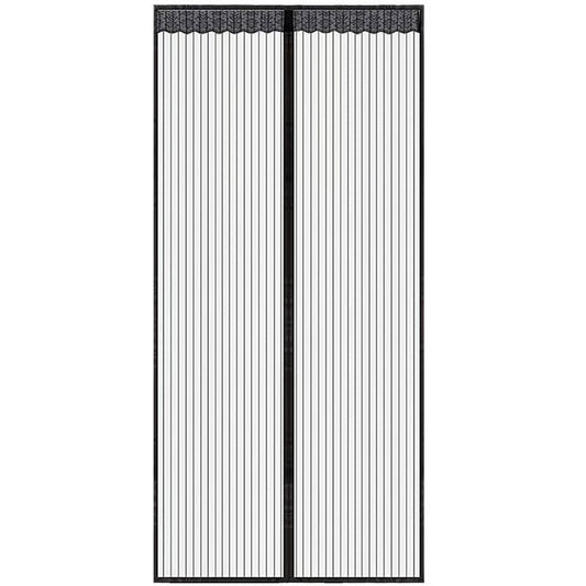 BreezeLock – Magnetic Mesh Fly Protection Door – Black / 80*210