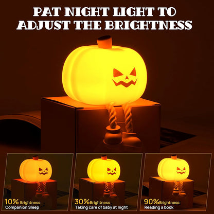 GlowGrin – Mischievous Grinning Pumpkin Night Light – image 3