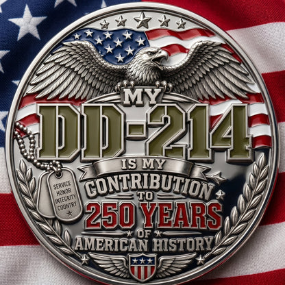 American Valor – DD214 Commemorative Coin – BUY 1