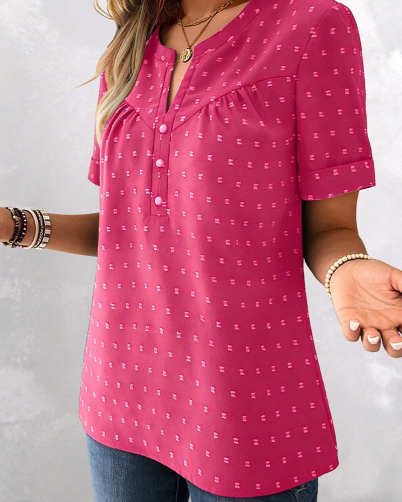VivaLinen – Everyday V-Neck Blouse – image 10