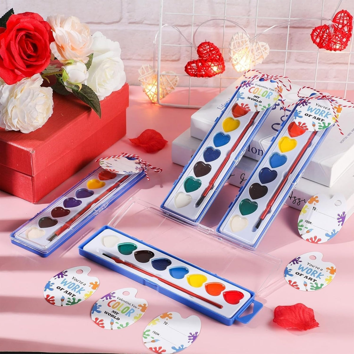 2026 Mini Watercolor Paint Set for Valentine's Day | Romantic Art Gift – image 6