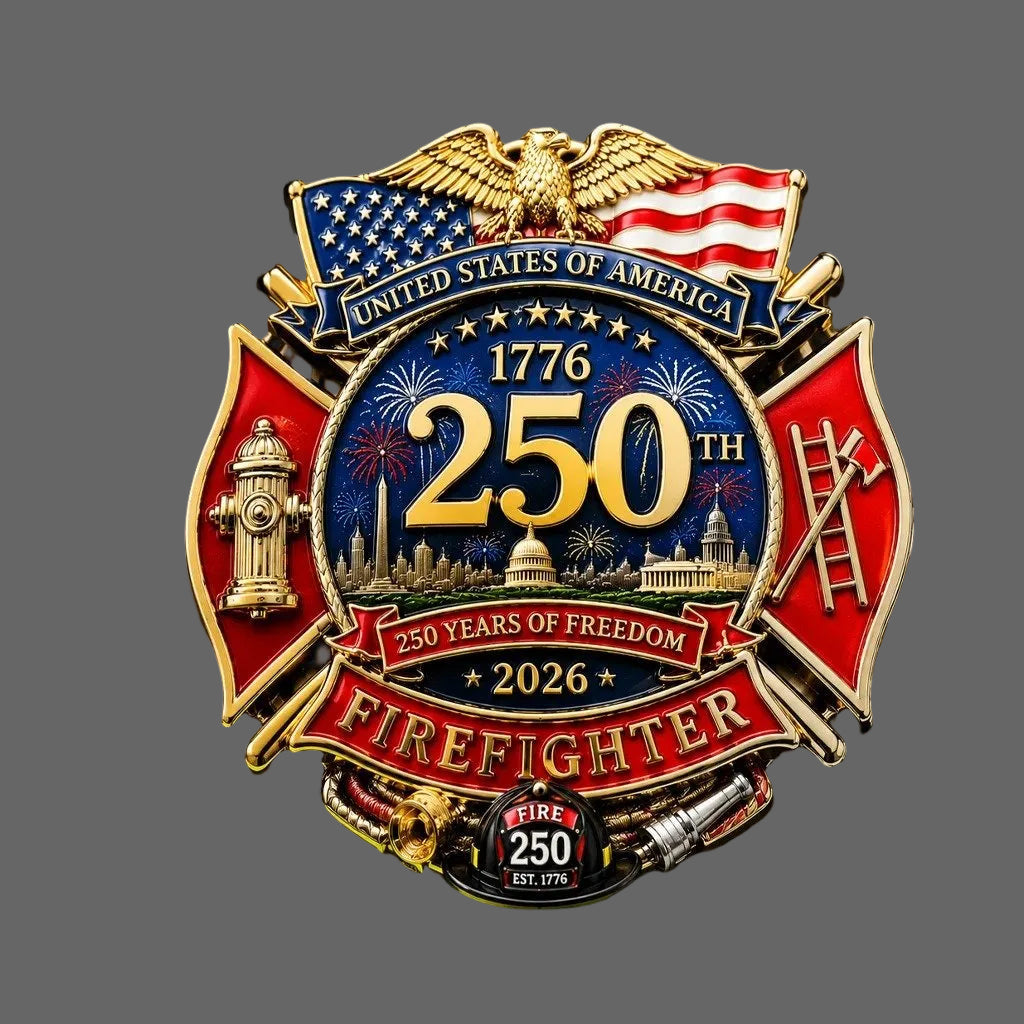 ValorShield – 250 Years Fire Service Badge – image 5
