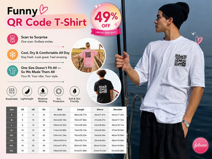ScanMe – Funny QR Code Interactive T-Shirt – image 9