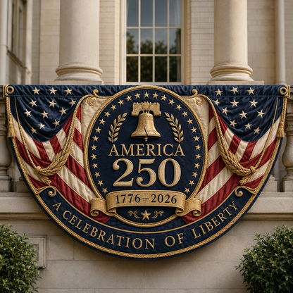 StarSpire - USA Fan Shaped Banner Flag – image 10