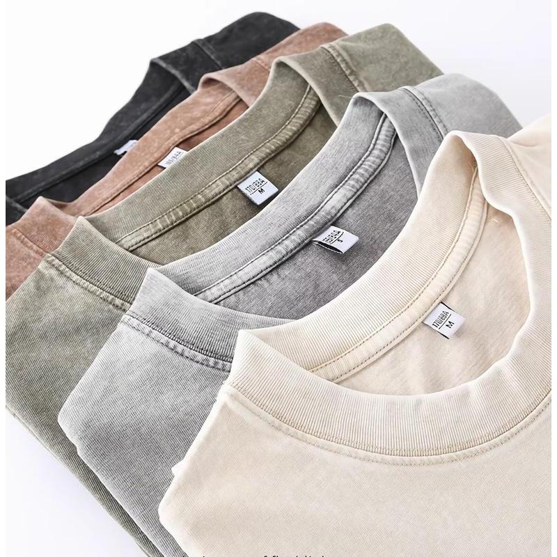 Oversoul – Relaxed Fit Acid Wash Tees – image 18