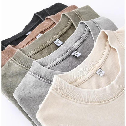 Oversoul – Relaxed Fit Acid Wash Tees – image 18