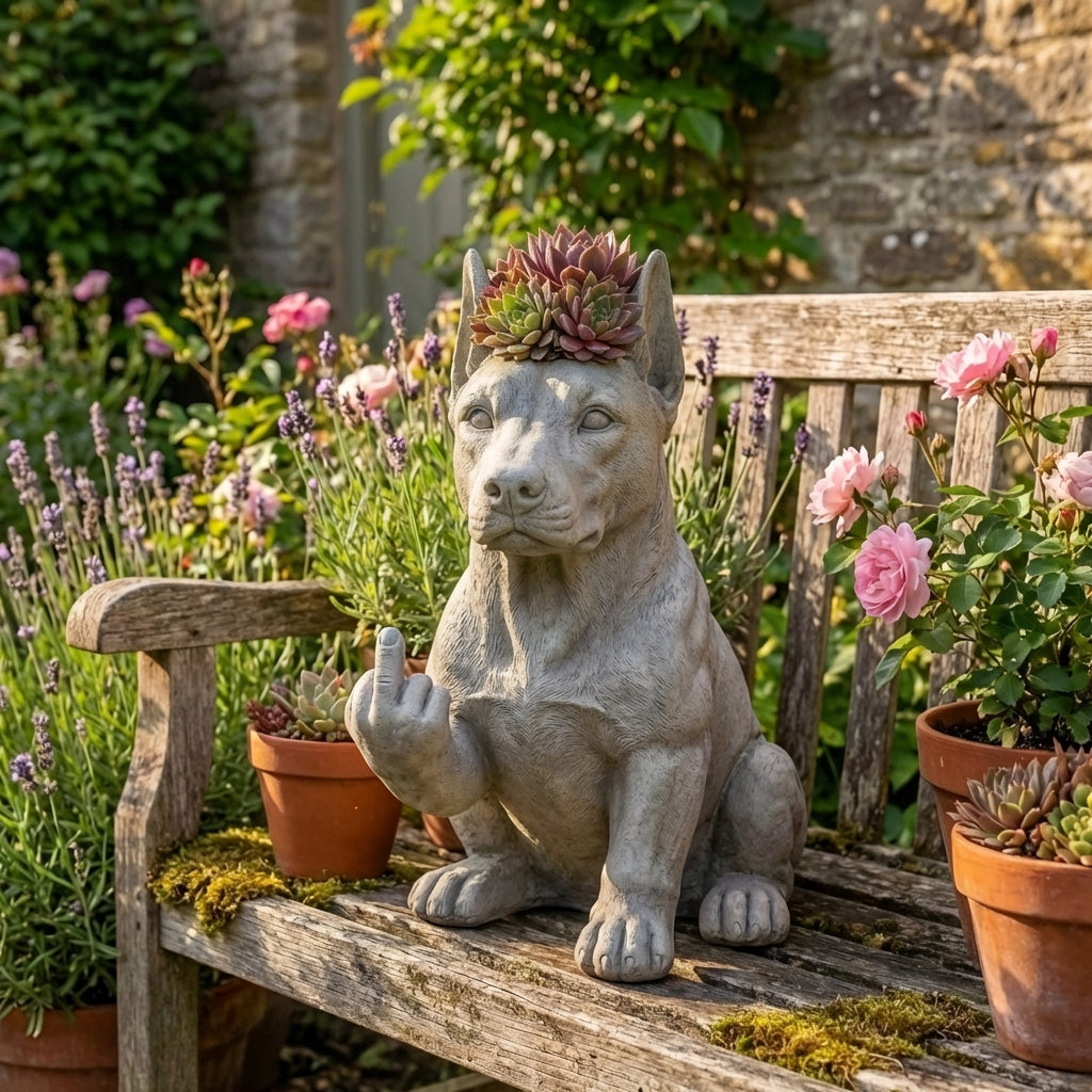 BullyPot - Decorative Dog Planter – Doberman