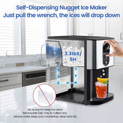 Nugget Ice Maker 44 lbs/Day Self-Dispensing Ice – image 10