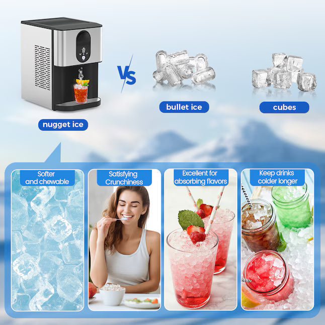 Nugget Ice Maker 44 lbs/Day Self-Dispensing Ice – image 14