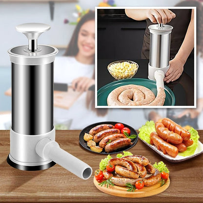 StuffMaster – Premium Homemade Sausage Stuffer Kit – 1x