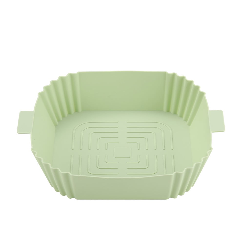 CleanCrisp – Reusable Cooking Tray Inserts – Green / Square