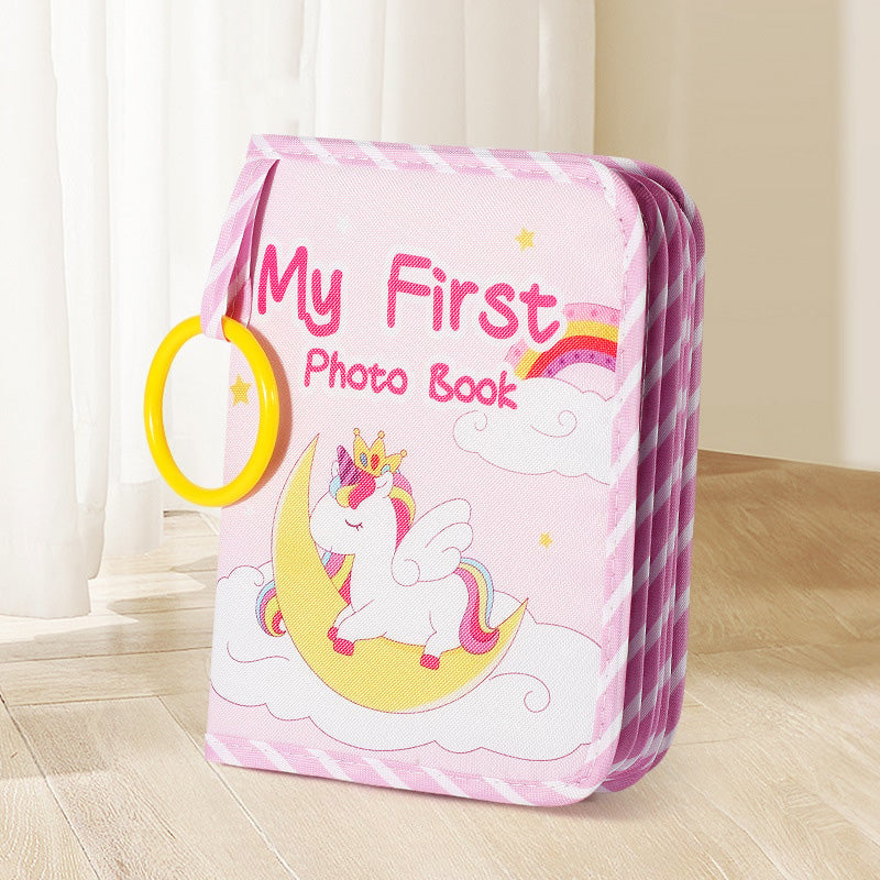 CuddlePages – My First Baby Memory Book with Mirror – Unicorn