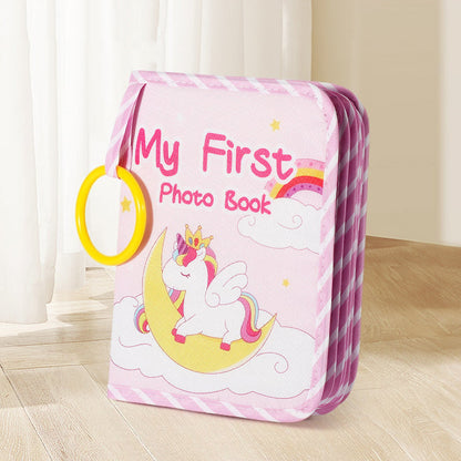 CuddlePages – My First Baby Memory Book with Mirror – Unicorn