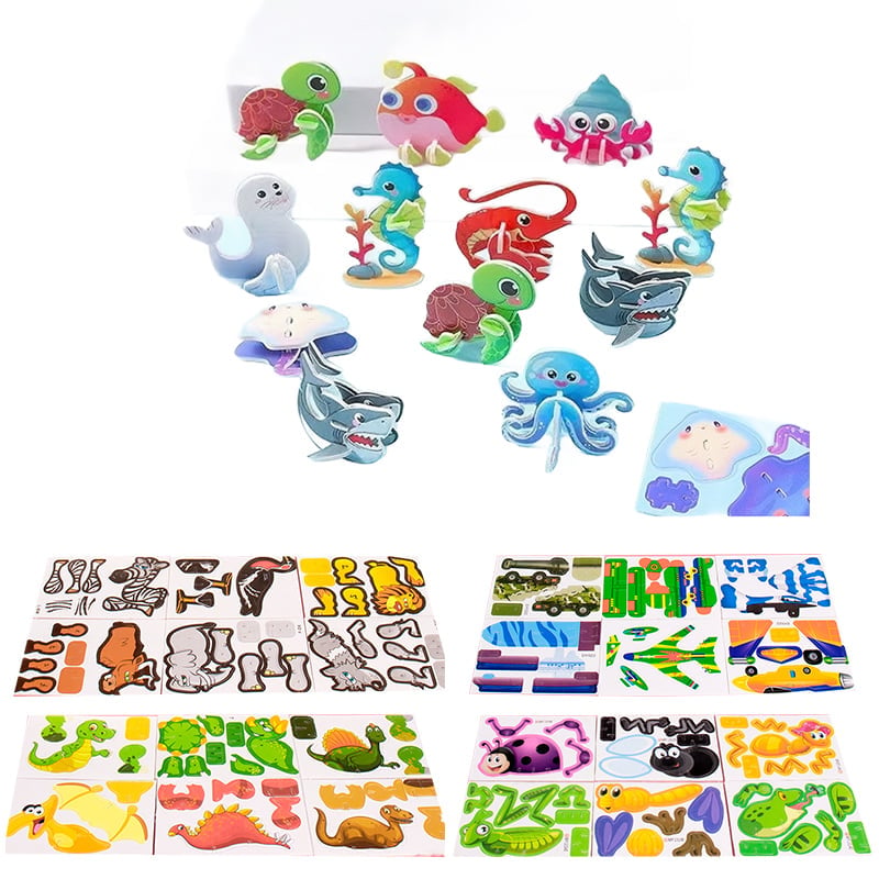 BugBuild – 3D Creative Insect Paper Jigsaw Puzzle – All Styles(125 pcs)