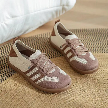 ErgoNova™ – Orthopedic Women’s Sneaker with Breathable Knit – Brown / 35
