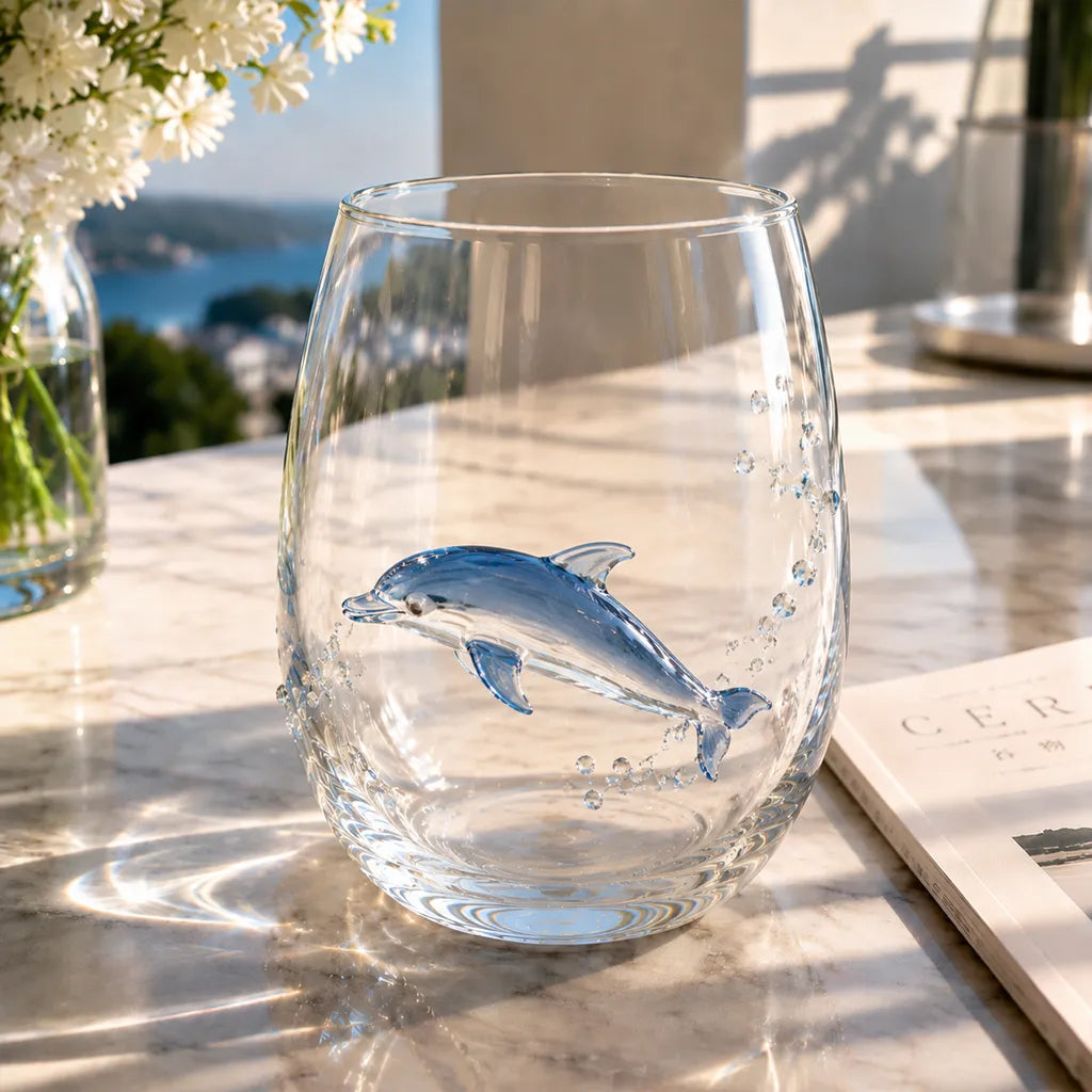 OceanGlow – Blue Ringed Octopus Artisan Glass – Whale