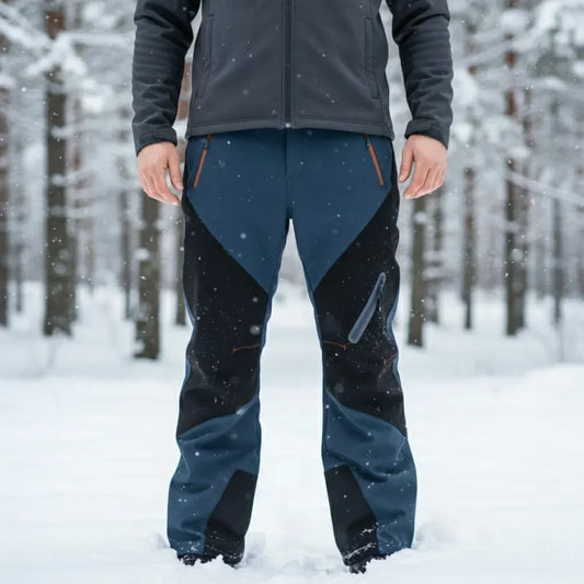 NORDEX™ | Waterproof Thermal Work Pants – Navy Blue / S