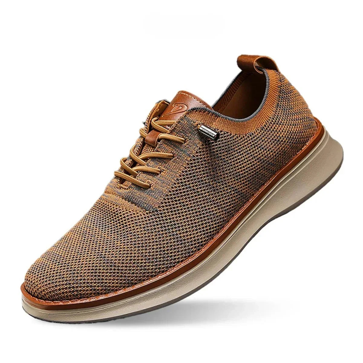 Braxen™ – Lightweight Breathable Knit Sneakers – Brown / 6