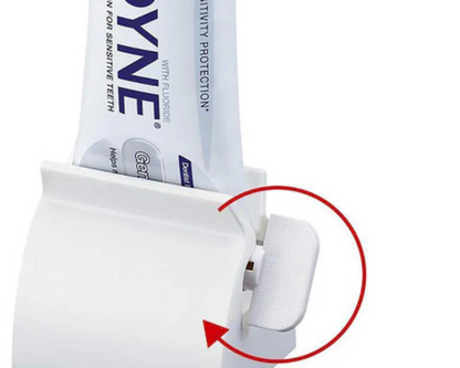 PasteFlow – Toothpaste & Cream Tube Squeezer – White