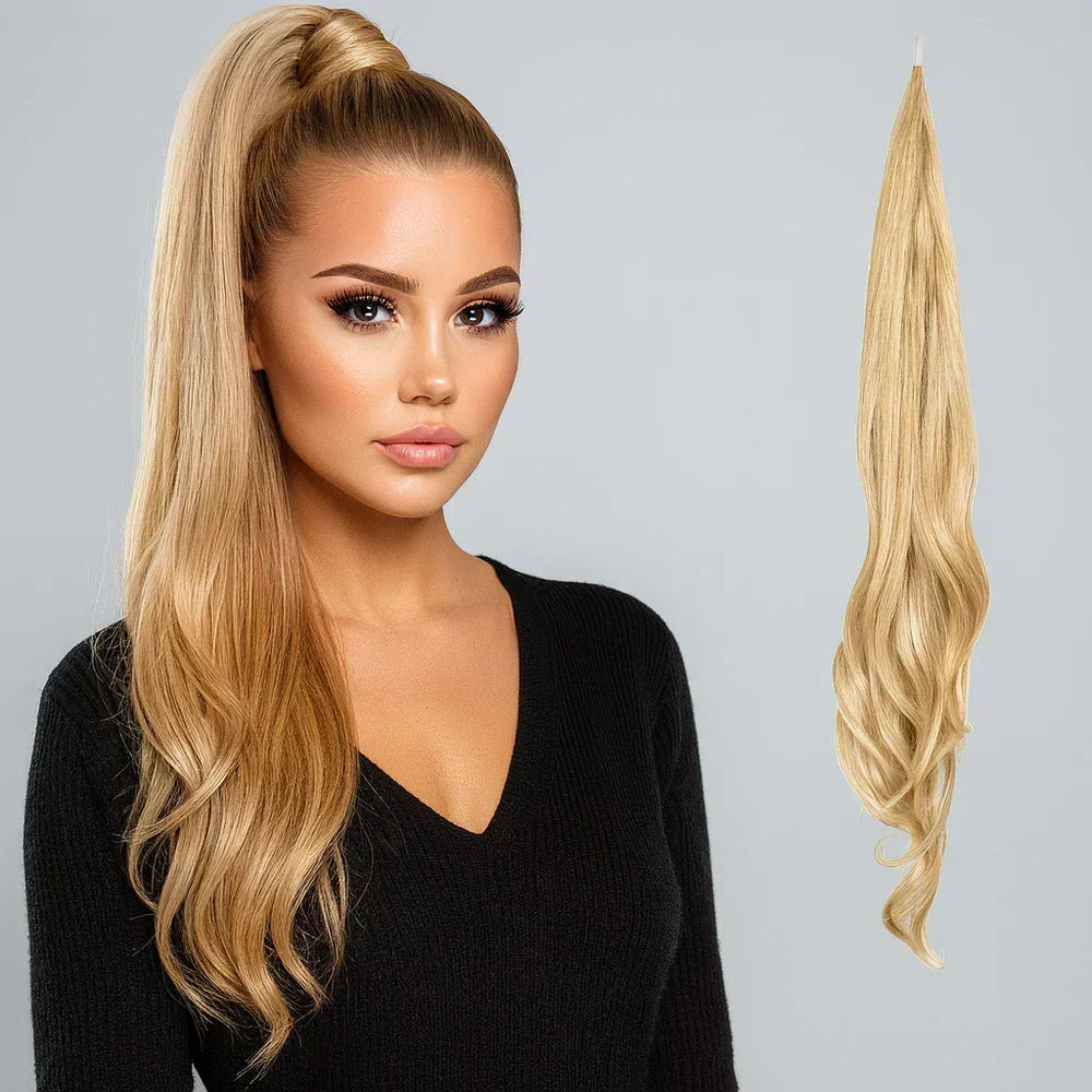 CrownLength – Instant Glam Hair Extension – Dark Blonde / Buy 1 Get 1 Free