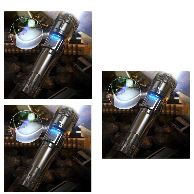 LumeRay – High-Intensity Zoomable Tactical Flashlight – Buy 2 Get 1 Free (3PCS)