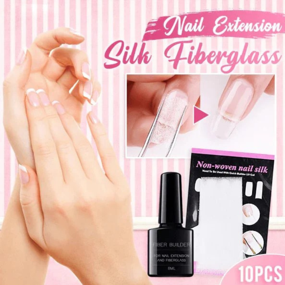 SilkGlow - Nail Extension Fiberglass Kit (10PCS) – FIBERGLASS(10PCS)