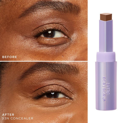 LumiCover – Natural Finish Blur Concealer Stick – Deep / High-Quality Brush