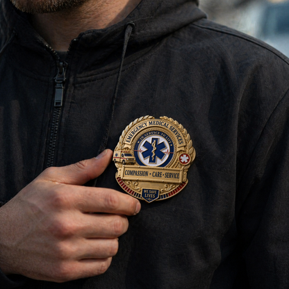 RescueStar – Emergency Medical Services Badge Pin – image 4